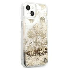 Guess GUESS GUHCP13SLGPEGO IPHONE 13 MINI 5,4" ZLATÝ/ZLATÝ PEVNÝ OBAL PIVOŇKA LIQUID GLITTER