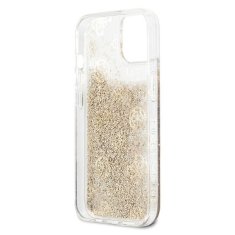 Guess GUESS GUHCP13SLGPEGO IPHONE 13 MINI 5,4" ZLATÝ/ZLATÝ PEVNÝ OBAL PIVOŇKA LIQUID GLITTER