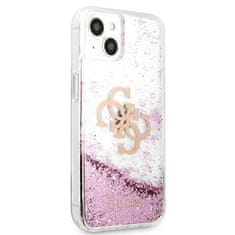 Guess GUESS GUHCP13SLG4GPI IPHONE 13 MINI 5,4" RŮŽOVÝ/RŮŽOVÝ PEVNÝ OBAL 4G BIG LIQUID GLITTER