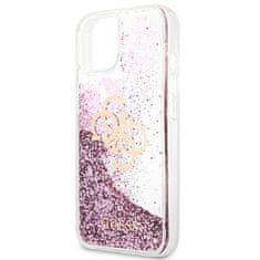 Guess GUESS GUHCP13SLG4GPI IPHONE 13 MINI 5,4" RŮŽOVÝ/RŮŽOVÝ PEVNÝ OBAL 4G BIG LIQUID GLITTER