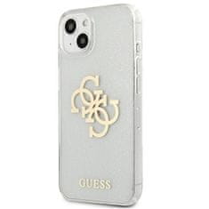 Guess GUESS GUHCP13SPCUGL4GTR IPHONE 13 MINI 5,4" PRŮHLEDNÉ PEVNÉ POUZDRO GLITTER 4G BIG LOGO