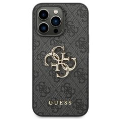 Guess GUESS GUHCP14X4GMGGR IPHONE 14 PRO MAX 6,7" ŠEDÝ/ŠEDÝ PEVNÝ OBAL 4G VELKÉ KOVOVÉ LOGO