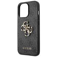 Guess GUESS GUHCP14X4GMGGR IPHONE 14 PRO MAX 6,7" ŠEDÝ/ŠEDÝ PEVNÝ OBAL 4G VELKÉ KOVOVÉ LOGO