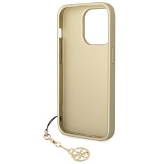 Guess GUESS GUHCP14XGF4GBR IPHONE 14 PRO MAX 6,7" HNĚDÉ/HNĚDÉ PEVNÉ POUZDRO 4G CHARMS COLLECTION