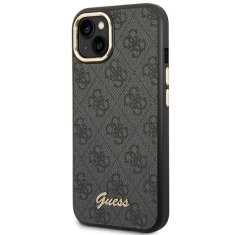 Guess GUESS GUHCP14MHG4SHK IPHONE 14 PLUS / 15 PLUS 6,7" ČERNÝ/ČERNÝ PEVNÝ OBAL 4G VINTAGE GOLD LOGO