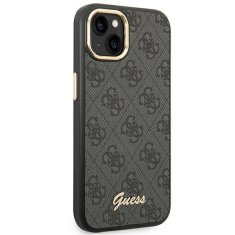 Guess GUESS GUHCP14MHG4SHK IPHONE 14 PLUS / 15 PLUS 6,7" ČERNÝ/ČERNÝ PEVNÝ OBAL 4G VINTAGE GOLD LOGO