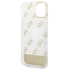 Guess GUESS GUHCP14MHG4MHG IPHONE 14 PLUS / 15 PLUS 6,7" ZLATÝ/ZLATÝ PEVNÝ OBAL 4G PATTERN SCRIPT