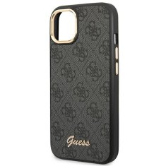 Guess GUESS GUHCP14MHG4SHK IPHONE 14 PLUS / 15 PLUS 6,7" ČERNÝ/ČERNÝ PEVNÝ OBAL 4G VINTAGE GOLD LOGO