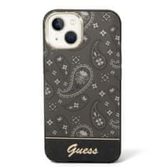 Guess GUESS GUHCP14MHGBNHK IPHONE 14 PLUS / 15 PLUS 6,7" ČERNO/ČERNÉ PEVNÉ POUZDRO BANDANA PAISLEY