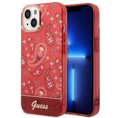 Guess GUESS GUHCP14SHGBNHR IPHONE 14 / 15 / 13 6.1" CZERWONY/RED HARDCASE BANDANA PAISLEY