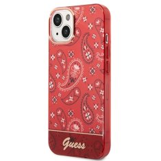 Guess GUESS GUHCP14SHGBNHR IPHONE 14 / 15 / 13 6.1" CZERWONY/RED HARDCASE BANDANA PAISLEY