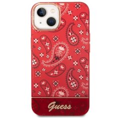 Guess GUESS GUHCP14SHGBNHR IPHONE 14 / 15 / 13 6.1" CZERWONY/RED HARDCASE BANDANA PAISLEY