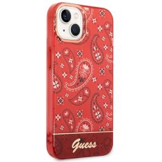 Guess GUESS GUHCP14SHGBNHR IPHONE 14 / 15 / 13 6.1" CZERWONY/RED HARDCASE BANDANA PAISLEY