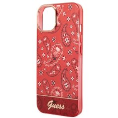 Guess GUESS GUHCP14SHGBNHR IPHONE 14 / 15 / 13 6.1" CZERWONY/RED HARDCASE BANDANA PAISLEY