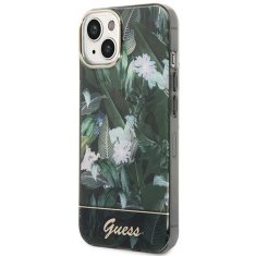 Guess GUESS GUHCP14MHGJGHA IPHONE 14 PLUS / 15 PLUS 6,7" ZELENÝ/ZELENÝ PEVNÝ OBAL JUNGLE COLLECTION