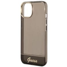 Guess GUESS GUHCP14MHGCOK IPHONE 14 PLUS / 15 PLUS 6,7" ČERNÝ/ČERNÝ PEVNÝ OBAL TRANSLUCENT