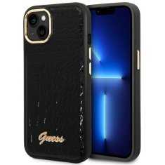 Guess GUESS GUHCP14MHGCRHK IPHONE 14 PLUS / 15 PLUS 6,7" ČERNO/ČERNÉ PEVNÉ POUZDRO CROCO COLLECTION