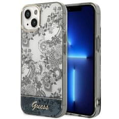 Guess GUESS GUHCP14MHGPLHG IPHONE 14 PLUS / 15 PLUS 6,7" ŠEDO/ŠEDÉ PEVNÉ POUZDRO PORCELAIN COLLECTION