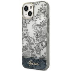 Guess GUESS GUHCP14MHGPLHG IPHONE 14 PLUS / 15 PLUS 6,7" ŠEDO/ŠEDÉ PEVNÉ POUZDRO PORCELAIN COLLECTION