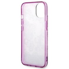 Guess GUESS GUHCP14MHGPLHF IPHONE 14 PLUS / 15 PLUS 6,7" FUCHSIOVÉ/FUSCHIA PEVNÉ POUZDRO PORCELAIN COLLECTION