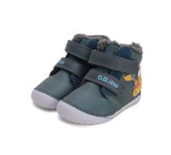 D-D-step obuv zimní W070 barefoot 52154RoyalBlue 21