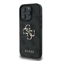 Guess GUESS GUHCP16L4GMGGR IPHONE 16 PRO 6,3" ČERNÝ/ČERNÝ PEVNÝ OBAL 4G VELKÉ LOGO