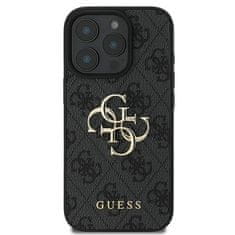 Guess GUESS GUHCP16L4GMGGR IPHONE 16 PRO 6,3" ČERNÝ/ČERNÝ PEVNÝ OBAL 4G VELKÉ LOGO