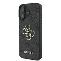 Guess GUESS GUHCP16S4GMGGR IPHONE 16 6,1" ČERNÝ/ČERNÝ PEVNÝ OBAL 4G VELKÉ LOGO