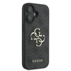 Guess GUESS GUHCP16S4GMGGR IPHONE 16 6,1" ČERNÝ/ČERNÝ PEVNÝ OBAL 4G VELKÉ LOGO