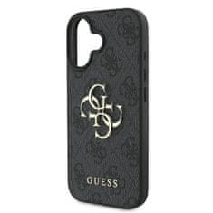 Guess GUESS GUHCP16S4GMGGR IPHONE 16 6,1" ČERNÝ/ČERNÝ PEVNÝ OBAL 4G VELKÉ LOGO