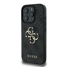 Guess GUESS GUHCP16X4GMGGR IPHONE 16 PRO MAX 6,9" ČERNÝ/ČERNÝ PEVNÝ OBAL 4G VELKÉ LOGO