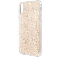 Guess GUESS GUHCPXPCU4GLGO IPHONE X/XS ZLATÝ/ZLATÝ PEVNÝ OBAL 4G GLITTER