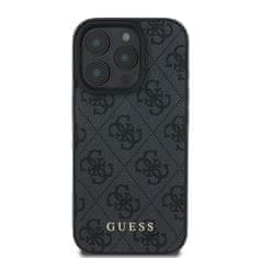 Guess GUESS GUHCP16XG4GFGR IPHONE 16 PRO MAX 6,9" ČERNÝ/ČERNÝ PEVNÝ OBAL 4G CLASSIC