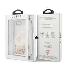 Guess GUESS GUOHCI8GLHFLGO IPHONE 7/8/SE 2020 /SE 2022 ZLATÝ/ZLATÝ PEVNÝ OBAL GLITTER CHARMS