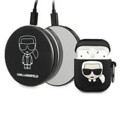 Karl Lagerfeld POUZDRO NA AIRPODS KARL LAGERFELD KLBPPBOA2K + POWER BANK IKONIK