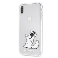 Karl Lagerfeld KARL LAGERFELD KLHCI65CFNRC IPHONE XS MAX PEVNÉ POUZDRO PRŮHLEDNÉ CHOUPETTE FUN