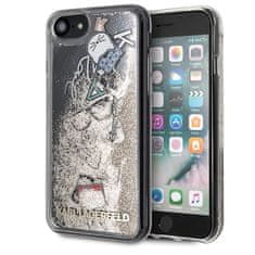 Karl Lagerfeld KARL LAGERFELD KLHCI8KSICGO IPHONE 7/8 SE 2020 / SE 2022 ZLATÝ/ZLATÝ PEVNÝ OBAL ICONIC LIQUID GLITTER