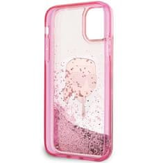 Karl Lagerfeld KARL LAGERFELD KLHCN61LNKHCP IPHONE 11/ XR RŮŽOVÉ/RŮŽOVÉ PEVNÉ POUZDRO GLITTER KARL HEAD