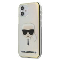 Karl Lagerfeld KARL LAGERFELD KLHCP12SPCKHML IPHONE 12 MINI 5,4" VÍCEBAREVNÝ PEVNÝ OBAL IRIDESCENT KARL`S HEAD