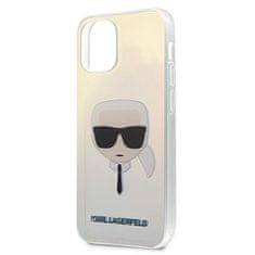 Karl Lagerfeld KARL LAGERFELD KLHCP12SPCKHML IPHONE 12 MINI 5,4" VÍCEBAREVNÝ PEVNÝ OBAL IRIDESCENT KARL`S HEAD