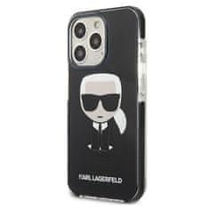 Karl Lagerfeld KARL LAGERFELD KLHCP13LTPEIKK IPHONE 13 PRO / 13 6,1" PEVNÝ KRYT ČERNÝ/ČERNÝ ICONIK KARL