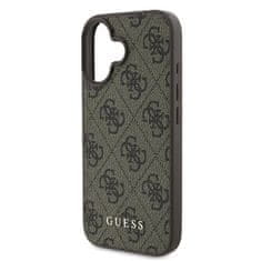 Guess GUESS GUHCP16MG4GFBR IPHONE 16 PLUS 6,7" HNĚDÝ/HNĚDÝ PEVNÝ OBAL 4G CLASSIC