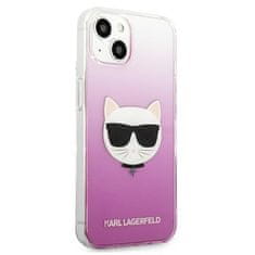 Karl Lagerfeld KARL LAGERFELD KLHCP13SCTRP IPHONE 13 MINI 5,4" PEVNÉ POUZDRO RŮŽOVÉ/RŮŽOVÉ CHOUPETTE HEAD