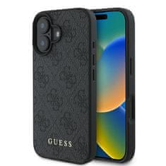 Guess GUESS GUHCP16MG4GFGR IPHONE 16 PLUS 6,7" ČERNÝ/ČERNÝ PEVNÝ OBAL 4G CLASSIC