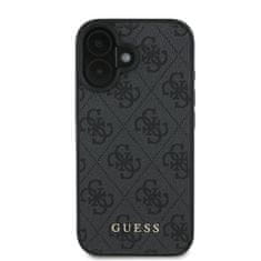 Guess GUESS GUHCP16MG4GFGR IPHONE 16 PLUS 6,7" ČERNÝ/ČERNÝ PEVNÝ OBAL 4G CLASSIC