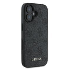 Guess GUESS GUHCP16MG4GFGR IPHONE 16 PLUS 6,7" ČERNÝ/ČERNÝ PEVNÝ OBAL 4G CLASSIC