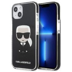 Karl Lagerfeld KARL LAGERFELD KLHCP13STPEIKK IPHONE 13 MINI 5,4" PEVNÝ KRYT ČERNÝ/ČERNÝ ICONIK KARL