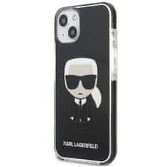 Karl Lagerfeld KARL LAGERFELD KLHCP13STPEIKK IPHONE 13 MINI 5,4" PEVNÝ KRYT ČERNÝ/ČERNÝ ICONIK KARL