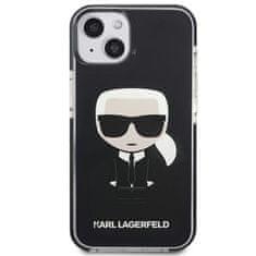 Karl Lagerfeld KARL LAGERFELD KLHCP13STPEIKK IPHONE 13 MINI 5,4" PEVNÝ KRYT ČERNÝ/ČERNÝ ICONIK KARL