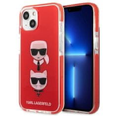 Karl Lagerfeld KARL LAGERFELD KLHCP13STPE2TR IPHONE 13 MINI 5,4" PEVNÝ KRYT ČERVENÝ/ČERVENÝ KARL&CHOUPETTE HEAD